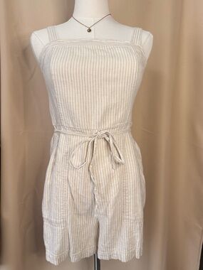 Old Navy Cream Stripe Romper